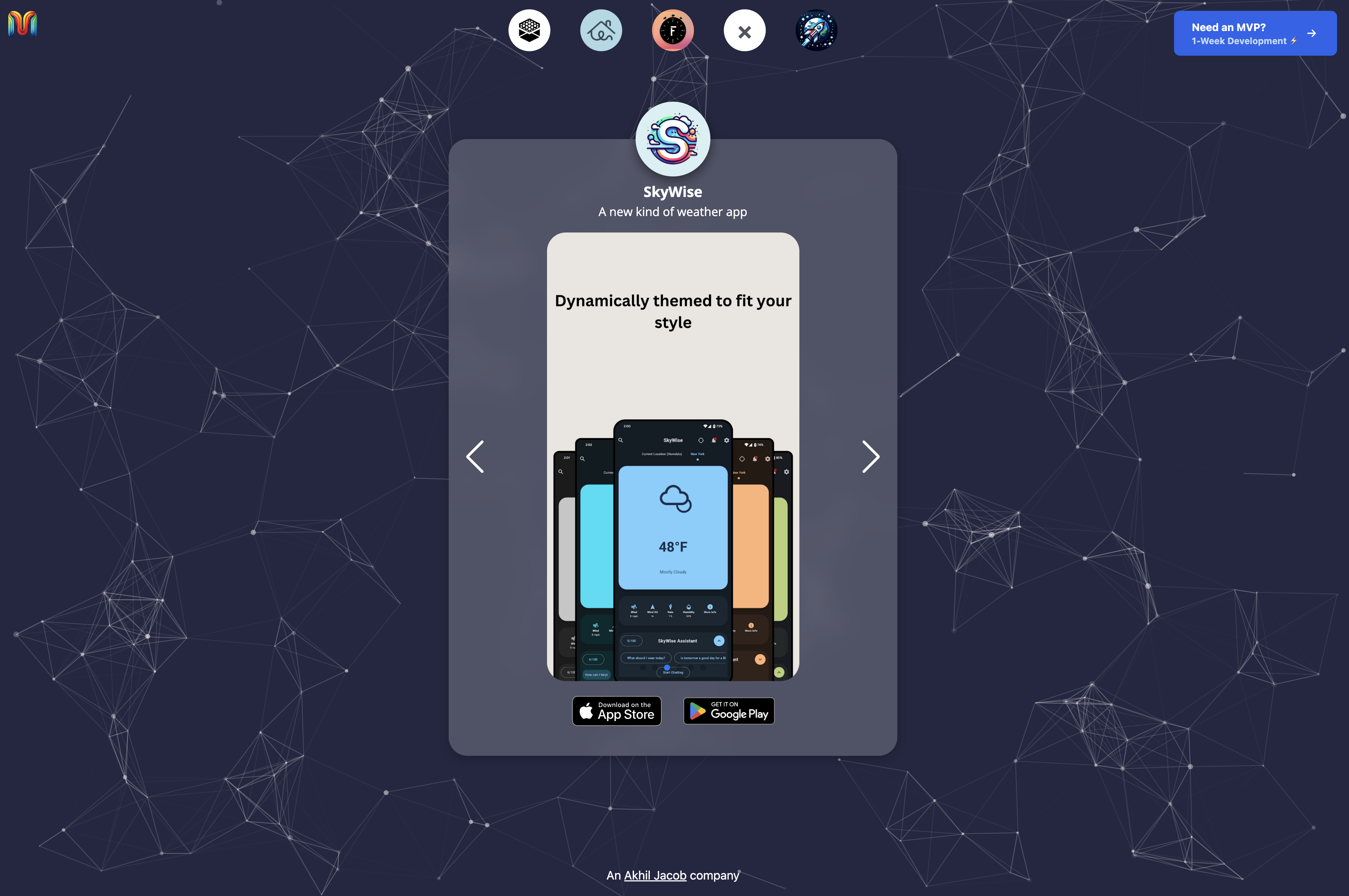 Skywise landing page